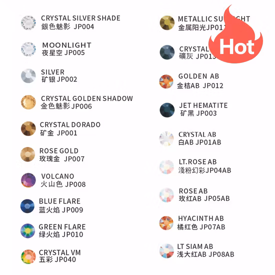 2088 플랫백 스트라스 비 핫 픽스 벌크 크리스탈 대형 라인스톤 네일 플랫 백 Ab 라인스톤